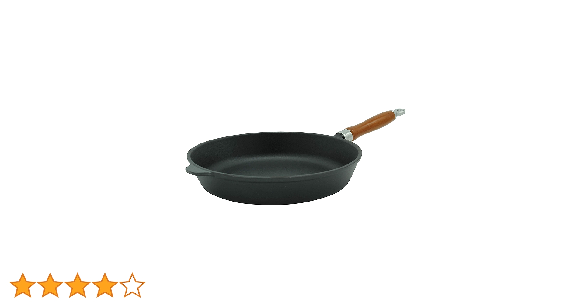Karl Kruger Rustica patelnia żeliwna, czarna, 28 cm : Amazon
